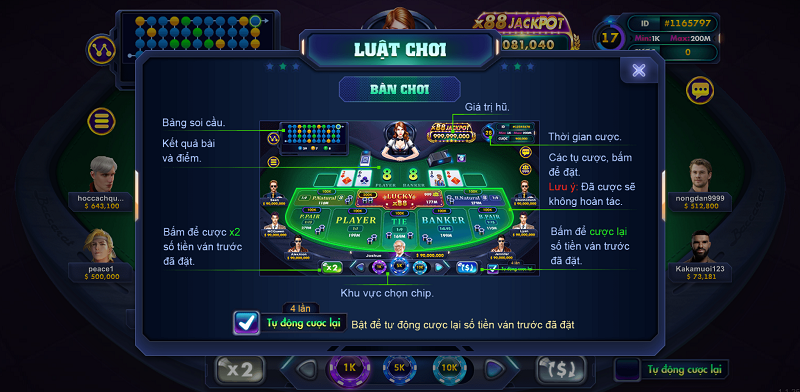 Giới thiệu baccarat Dafabet